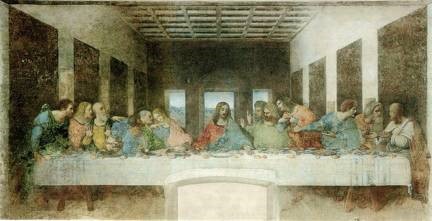 Leonardo da Vinci, 'The Last Supper,' 1498. Fresco.Santa Maria della Grazie